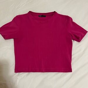 Zara Pink Short Sleeve Tee